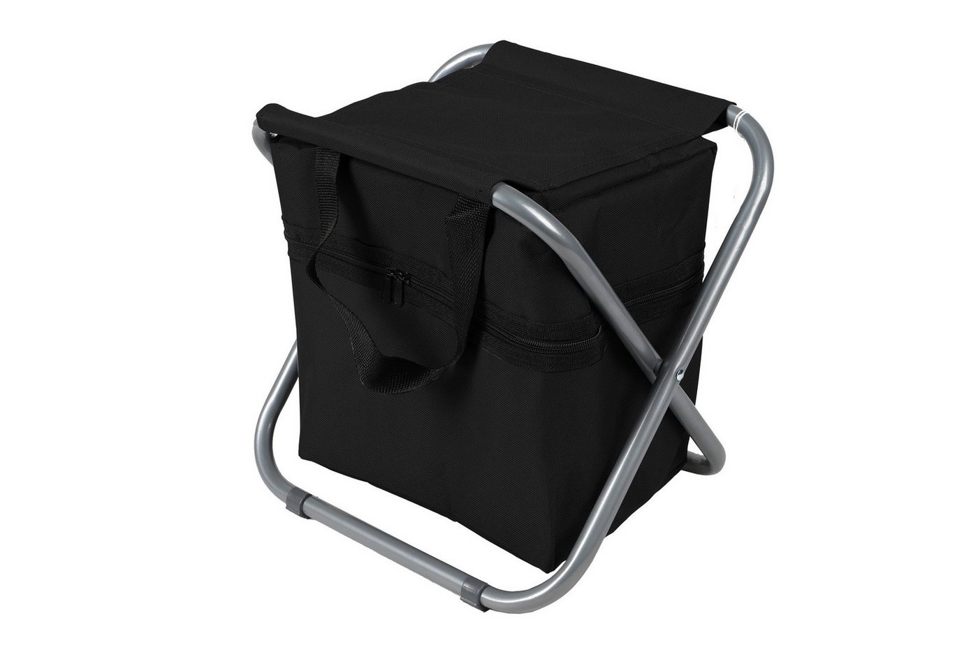 Sunnydays Campingstuhl Klappstuhl mit Kühltasche Faltstuhl mit Kühlfach von Sunnydays