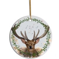 Hirsch Baumschmuck, Personalisierte Weihnachtsdekoration, Weihnachten, Personalisierte Dekoration, Keramik Hirsch Baumschmuck, Personalisierte Weihnachtsdekoration, Weihnachten, Personalisierte Dekoration, Keramik von SunnyjollyDesignsArt