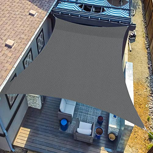 Sunnylaxx 2,5x3,5m Sonnensegel Rechteckig, Sonnenschutz Sunsegel Color Anthrazit, 95% UV-Schutz,für Außenbereich,Garten von Sunnylaxx