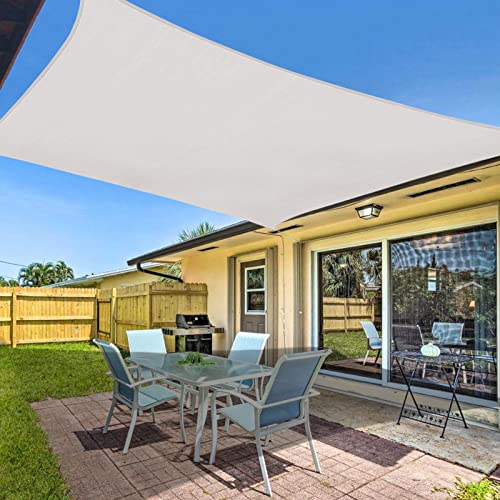 Sunnylaxx 2,5x3,5m Sonnensegel Rechteckig, Sonnenschutz Sunsegel Color Creme, 95% UV-Schutz,für Außenbereich,Garten von Sunnylaxx