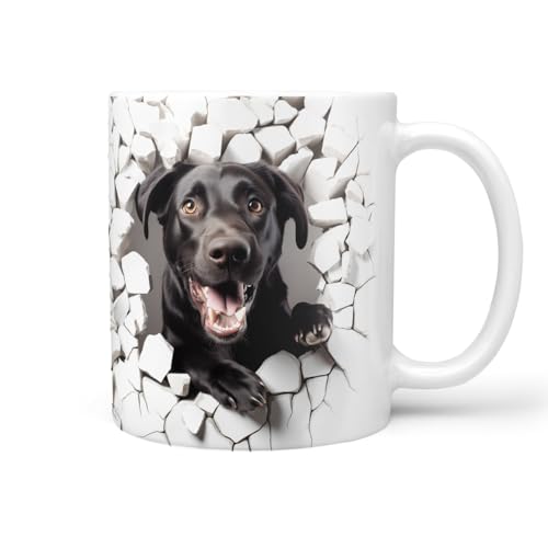 Hunde-Tasse: Labrador Liebe zum Haustier | Kaffee-Tasse | Geschenk für Hundeliebhaber Hundebesitzer | Haustierliebe | Geschenkidee | Keramik 330ml | Geschenktasse von Sunnywall
