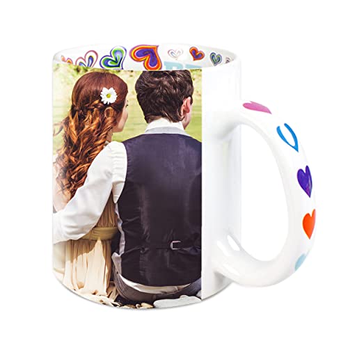 Sunnywall Tasse selbst gestalten mit Foto oder Text Personalisierbar Fototasse Mottotasse - I LOVE YOU Randlos Druck Sunnywall Tasse selbst gestalten mit Foto oder Text Personalisierbar Fototasse Mottotasse - I LOVE YOU Randlos Druck von Sunnywall