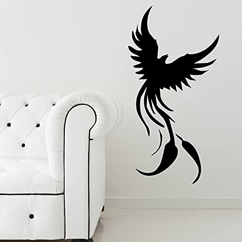 Sunnywall Wandtattoo Phoenix Phönix Tribal Autotattoo Vogel (Größe 2 (58,00 cm x 29,00 cm)) von Sunnywall