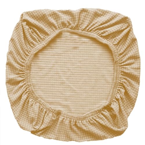 Sunnyway Dehnbarer Bürostuhlbezug, Schonbezug für Computerstuhl und Schreibtischstühle, Sitzbezug aus Spandex, maschinenwaschbar Schutz vor Staub und Flecken (Beige) von Sunnyway