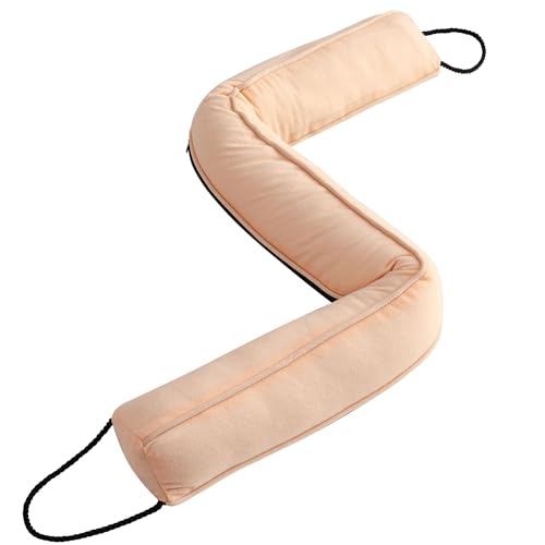 Sunolga 96,5 cm beschwerter Tür-Zugluftstopper, dreieckige Säule, schalldicht, Zugluftschutz für Türen und Fenster, maschinenwaschbar, Mandel Sunolga 96,5 cm beschwerter Tür-Zugluftstopper, dreieckige Säule, schalldicht, Zugluftschutz für Türen und Fenster, maschinenwaschbar, Mandel von Sunolga