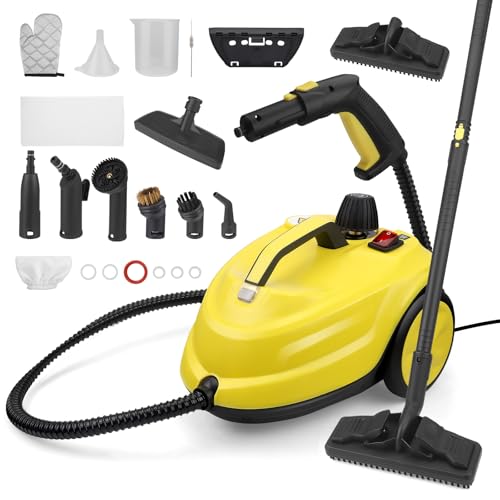 Dampfreiniger,2000W Dampfreiniger Handgerät,Schnelles Aufwärmen auf 320°F Hochtemperatu,2L Wassertank Handdampfreiniger für Küchenmöbel, Badezimmer, Auto, Boden, Sofa with 13 Accessories Dampfreiniger,2000W Dampfreiniger Handgerät,Schnelles Aufwärmen auf 320°F Hochtemperatu,2L Wassertank Handdampfreiniger für Küchenmöbel, Badezimmer, Auto, Boden, Sofa with 13 Accessories von Sunowl