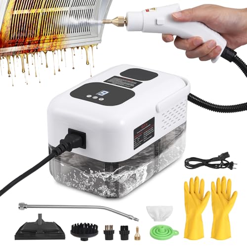 Dampfreiniger,2500W dampfreiniger handgerät mit 6 Bürstenköpfen 1200ml Wassertank 9 Geschwindigkeiten dampfreiniger polstermöbel für Küchenmöbel, Badezimmer, Auto, Boden, Sofa Cleaner Dampfreiniger,2500W dampfreiniger handgerät mit 6 Bürstenköpfen 1200ml Wassertank 9 Geschwindigkeiten dampfreiniger polstermöbel für Küchenmöbel, Badezimmer, Auto, Boden, Sofa Cleaner von Sunowl