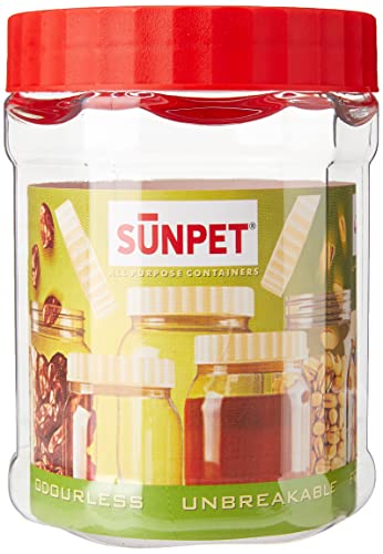 Sunpet Aufbewahrungsbehälter für Lebensmittel, Kunststoff, Rot, 400ml, Pack von 3 von Sunpet