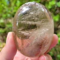 Rauchquarz Palmstein - Trommelstein von SunriseRocksGems