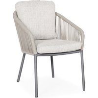 Suns Nappa Dining Stuhl Aluminium/Rope Fishbone von Suns