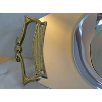 Kromex Chrome Mid Century Moderne Servierfächer, Mcm Barware - Holiday von SunscreenSeashells