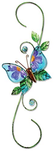 Sunset Vista Designs 91772 Metall und Glas Deko Pflanzhaken Schmetterling von Sunset Vista Designs