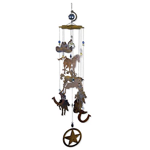 Sunset Vista Designs Sport Around Western Wind Chime von Sunset Vista Designs