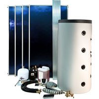Sunset Solaranlage ""SUNone 6 HZ/2F"", (Komplett-Set), inkl. 600 Liter-Hygiene-Speicher zur BW-Erwärmung und HZ-Unterstützung von Sunset