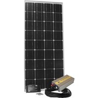 Sunset Solarmodul "Stromset AS 180, 180 Watt, 230 V", (Set), für Gartenhaus oder Reisemobil, auch zum Laden von E-Bikes geeignet von Sunset