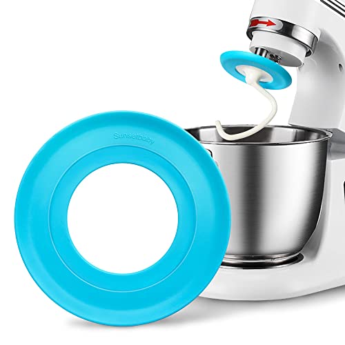 Universeller Knethakenschutz für KitchenAid-Mixer, Spritzschutz-Aufsatz, passend für 95 mm Standmixer-Haken vom Typ C, spülmaschinenfestes Zubehör (blau) von Sunsetbaby