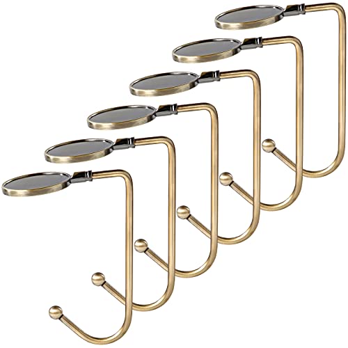 Sunshane 6 Stück Weihnachtsstrumpfhalter Kaminhaken Aufhänger Weihnachten Sicherheit Hänge Griff Strümpfe Clip für Weihnachten Party Dekoration Bronze von Sunshane