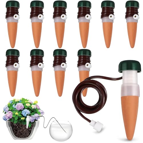 10 Stück Wasserspender für Zimmerpflanzen,Bewässerungssystem Balkon,Automatische Bewässerung Zimmerpflanzen,Selbstbewässerung Bewässerungssystem von Sunshine smile