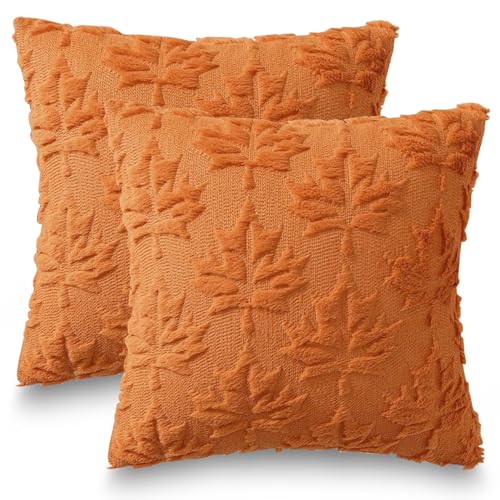 2 Stück Herbstdeko Kissenbezug 40x40cm,Herbst Dekokissen Kissenhülle,Hohles Ahornblatt Couchkissen Kuschelkissen,Kissenhülle Herbst,Kissenbezüge mit Herbstblättern für Halloween Fall Wohndekoration 2 Stück Herbstdeko Kissenbezug 40x40cm,Herbst Dekokissen Kissenhülle,Hohles Ahornblatt Couchkissen Kuschelkissen,Kissenhülle Herbst,Kissenbezüge mit Herbstblättern für Halloween Fall Wohndekoration von Sunshine smile