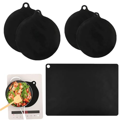5 Stück Induktionsschutzmatte,Herdabdeckung Induktionsfeld,Kochfeld Abdeckung,Herdplatten Abdeckungen,Induktionsmatte,Herdabdeckplatte,Antirutsch Ceranfeld Schutz,Induktionsmatte Set 5 Stück Induktionsschutzmatte,Herdabdeckung Induktionsfeld,Kochfeld Abdeckung,Herdplatten Abdeckungen,Induktionsmatte,Herdabdeckplatte,Antirutsch Ceranfeld Schutz,Induktionsmatte Set von Sunshine smile