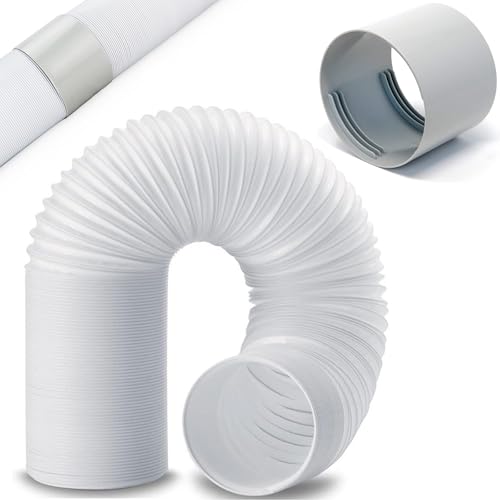 Abluftschlauch Klimagerät 1.5m mit Adapter Ø150mm,Abluftschlauch 150mm Adapter,Klima Schlauch,Aircon 1.5m Pipe,Klimaanlage Schlauch,Abluft für Klimaanlagen, Wäschetrockner, Abzugshaube Trocknerzubehör von Sunshine smile