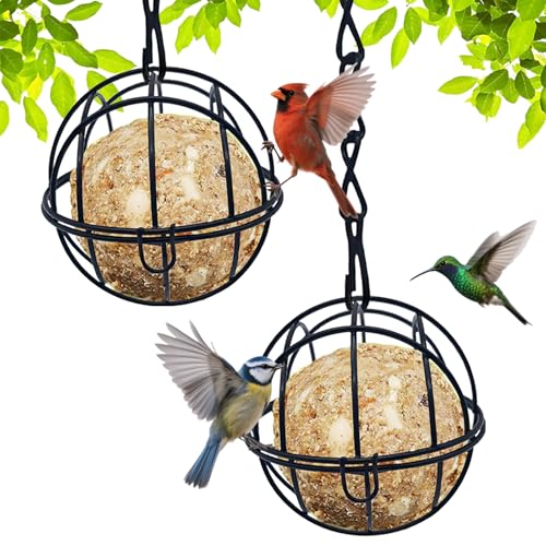 2 Stück Meißenknödelhalter Vogelfutterstation,Meisenknödelhalter zum Aufhängen,Futterspender Vögel,Futterspender für Wildvögel,Futtersäule mit Dach,Vogelfutterstation mit Klappdeckel 2 Stück Meißenknödelhalter Vogelfutterstation,Meisenknödelhalter zum Aufhängen,Futterspender Vögel,Futterspender für Wildvögel,Futtersäule mit Dach,Vogelfutterstation mit Klappdeckel von Sunshine smile