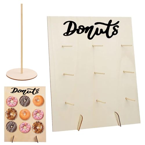 Donut Wand Hochzeit,Donuts Ständer Holz,Donuts Stander,Candy Bar Donut Wand,Donut Board,Donut Tafel,Donut Halter,Donut Dekoration für Hochzeiten Geburtstage, Babyparty, Jubiläen, Konditoreie von Sunshine smile