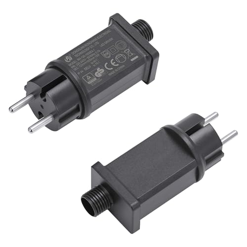 EU Stecker Lichterkette Netzteil Adapter,12V IP44 Wasserdicht Transformator Niederspannungs,LED Adapter Trafo,Lichterkette Netzteil Transformator,LED Lichterketten Adapter Stecker EU Stecker Lichterkette Netzteil Adapter,12V IP44 Wasserdicht Transformator Niederspannungs,LED Adapter Trafo,Lichterkette Netzteil Transformator,LED Lichterketten Adapter Stecker von Sunshine smile