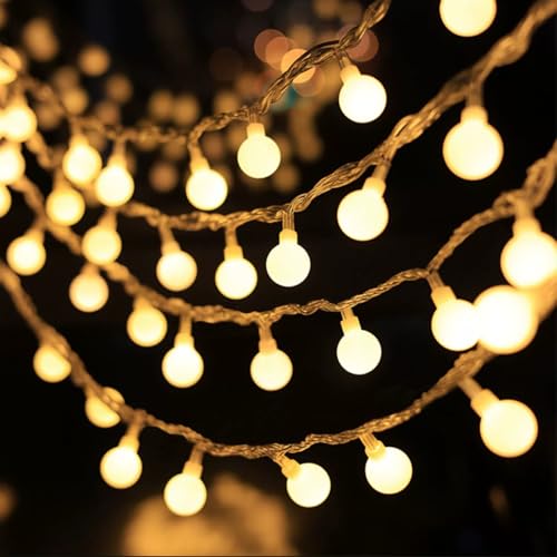 Lichterkette Kugeln Batterie,3M 20 LED Kugel Lichterkette Warmweiß,Lichterkette Außen Innen,Led Lichterketten Globe Außen,Ideal für Kinderzimmer,Gartenbeleuchtung,Partybeleuchtung,LED Fairy Lights Lichterkette Kugeln Batterie,3M 20 LED Kugel Lichterkette Warmweiß,Lichterkette Außen Innen,Led Lichterketten Globe Außen,Ideal für Kinderzimmer,Gartenbeleuchtung,Partybeleuchtung,LED Fairy Lights von Sunshine smile