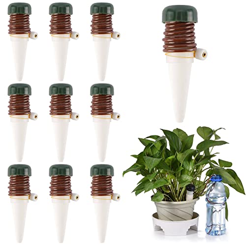 10 Stück Wasserspender für Zimmerpflanzen,Bewässerungssystem balkon,Automatische bewässerung zimmerpflanzen,Gardena bewässerungssystem set,Bewässerungssystem,Selbstbewässerung von Sunshine smile