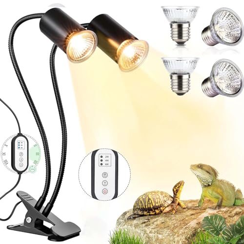 Sunshine smile Wärmelampe Terrarium,Terrarium Lampe,Schildkröten Lampe mit Timing-Controller,Wärmelampe Schildkröten,4 Stück 25W+50W Reptilien Heizlampe E27,Klipp Lampe Terrarium,Reptilien Wärmelampe Sunshine smile Wärmelampe Terrarium,Terrarium Lampe,Schildkröten Lampe mit Timing-Controller,Wärmelampe Schildkröten,4 Stück 25W+50W Reptilien Heizlampe E27,Klipp Lampe Terrarium,Reptilien Wärmelampe von Sunshine smile