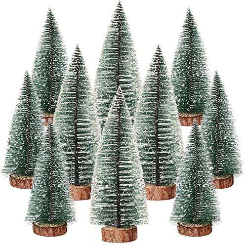 Weihnachtsbaum, 10Stück Mini Weihnachts Baum,Christmasbaum Mini Grün,Weihnachtsbaum Miniatur,Mini Künstlicher Weihnachtsbaum,Weihnachts Baum Klein,Künstlich Klein Weihnachtsdeko,Bäumchen Weihnachten von Sunshine smile