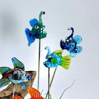 Glas Angler Fisch Pflanzen Freunde, Zimmerpflanze Und Fairy Garden Decor von SunshineDreadBeads