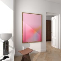Aura Poster Gradient Wall Art Dopamine Decor Psychedelic Preppy Room Y2K Gift For Her [Physical Product] von SunshineNoteOfficial