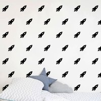 Rocket Wandaufkleber Set Aufkleber Wandmuster Konfetti - Mehrere Farben, Größen Und Mengen Erhältlich von SunshineStickers4you