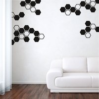 Set Großer Waben Wandaufkleber - Hexagon Konfetti Aufkleber 30 Verschiedene Farben Erhältlich von SunshineStickers4you