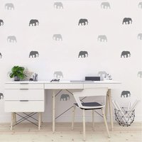 Set Mit Elefanten-Wandaufklebern Für Konfetti - Mehrere Farben, Größen Und Mengen Erhältlich von SunshineStickers4you