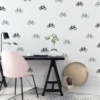 Set Von Fahrrad-Wandaufklebern Aufklebern Konfetti - Mehrere Farben, Größen Und Mengen Erhältlich von SunshineStickers4you