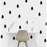 Wandtattoo-Set Mit Pine Tree-Aufklebern, Wandaufklebern, Konfetti-Aufklebern - Mehrere Farben, Größen Und Mengen Erhältlich von SunshineStickers4you