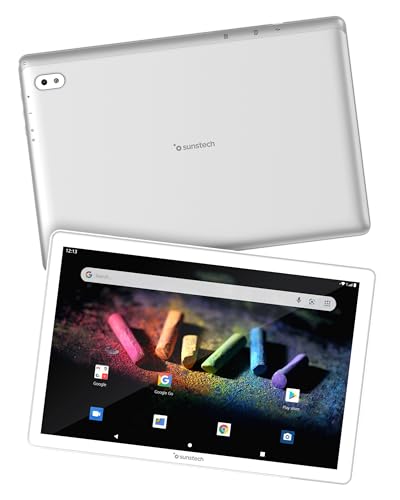 Sunstech TAB1012, Android 12, 4G, Display 25,4 cm (10 Zoll), HD, 1280 x 800 IPS, 3 GB RAM + 32 GB Speicher von Sunstech