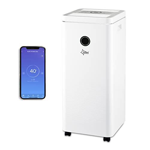 SUNTEC DryFix 16 select APP Luftentfeuchter – Für Räume bis 42 m2 bzw. 100 m3 – Entfeuchter mit App Steuerung – Smart Home Raumentfeuchter mit 16 l/Tag Entfeuchtung – Leise mobile Wäschetrocknung SUNTEC DryFix 16 select APP Luftentfeuchter – Für Räume bis 42 m2 bzw. 100 m3 – Entfeuchter mit App Steuerung – Smart Home Raumentfeuchter mit 16 l/Tag Entfeuchtung – Leise mobile Wäschetrocknung von Suntec Wellness