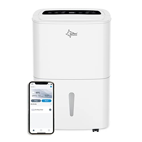 SUNTEC DryFix 50 select APP Luftentfeuchter – Für Räume bis 180 m2 bzw. 450 m3 – Entfeuchter mit App Steuerung – Smart Home Raumentfeuchter mit 50 l/Tag Entfeuchtung – Leise mobile Wäschetrocknung SUNTEC DryFix 50 select APP Luftentfeuchter – Für Räume bis 180 m2 bzw. 450 m3 – Entfeuchter mit App Steuerung – Smart Home Raumentfeuchter mit 50 l/Tag Entfeuchtung – Leise mobile Wäschetrocknung von Suntec Wellness