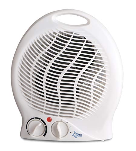 SUNTEC Heizlüfter AirBooster 2000 [Für Räume bis 60 m³ (~25 m²), auch als Tischventilator geeignet, 2000 Watt] von Suntec Wellness