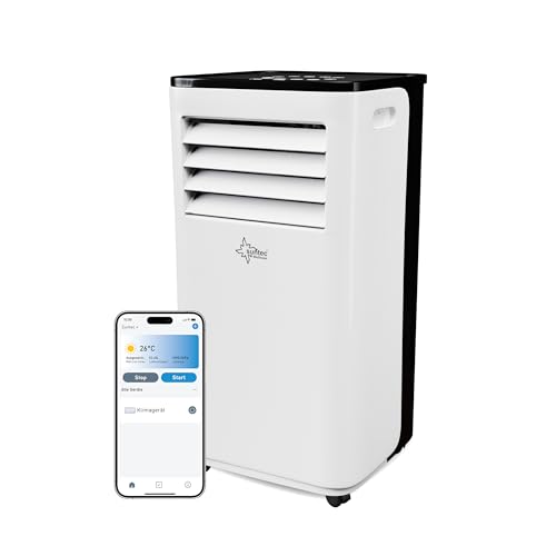 SUNTEC Mobiles Klimagerät MultiFreeze 2.0 Eco R290 APP – Klimaanlage mobil und leise mit Smart App Steuerung – Entfeuchter für Räume bis 25 qm – Mobile Kühlung & Heizung für zuhause – 7.000 BTU von Suntec Wellness