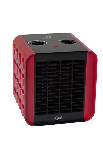SUNTEC PTC Heizlüfter Heat Block - Leiser Elektroheizer, 1500 Watt | Elektro-Heizung 3 Heizstufen | Rot/Schwarze Elektroheizung | Elektrischer Wärmeheizer für Schlafzimmer, Wohnzimmer SUNTEC PTC Heizlüfter Heat Block - Leiser Elektroheizer, 1500 Watt | Elektro-Heizung 3 Heizstufen | Rot/Schwarze Elektroheizung | Elektrischer Wärmeheizer für Schlafzimmer, Wohnzimmer von Suntec Wellness