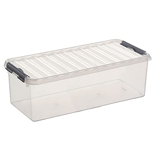 Sunware Aufbewahrungsbox Q-Line 9,5L transparent 48,5 x 19 x 14,7 cm Boxen, Körbchen & Kisten von Sunware