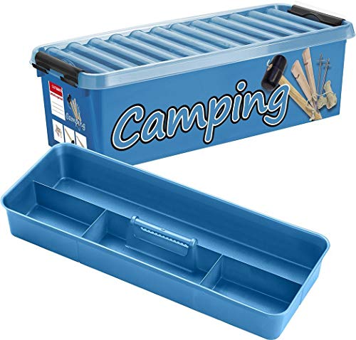 SUNWARE Q-Line Camping Box + Einsatz - 9,5 Liter - 485 x 190 x 147mm - blau SUNWARE Q-Line Camping Box + Einsatz - 9,5 Liter - 485 x 190 x 147mm - blau von SUNWARE perfectly organised