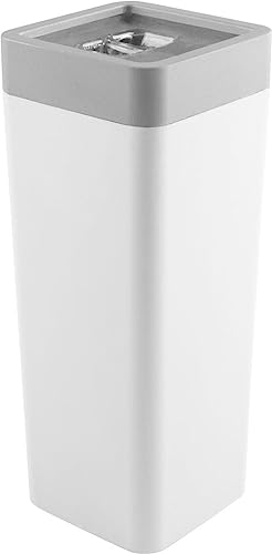 Sunware 3 Stück Sigma Home Vorratsbehälter 1,4 Liter - 9 x 9 x 23 cm - Weiss/hellgrau von Sunware