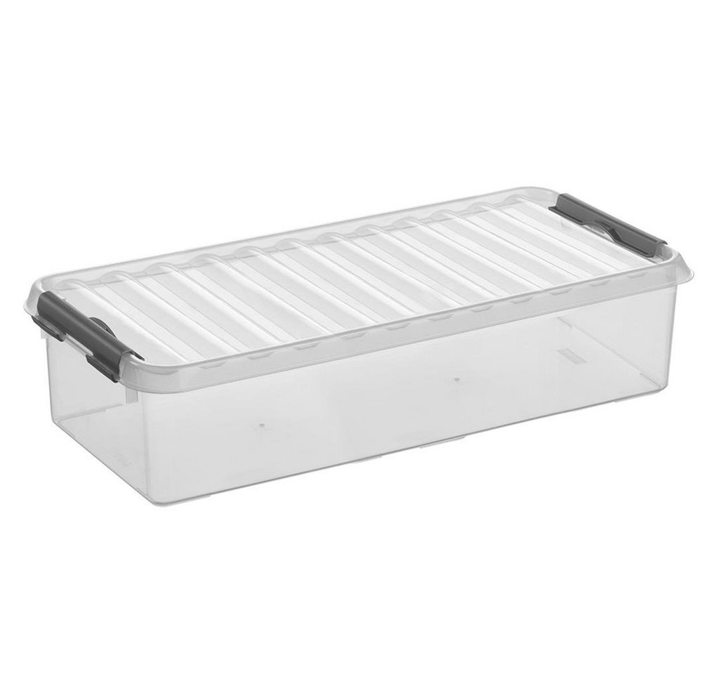 Sunware Aufbewahrungsbox Box Q-line transp./metallf. 6,5 Ltr. von Sunware