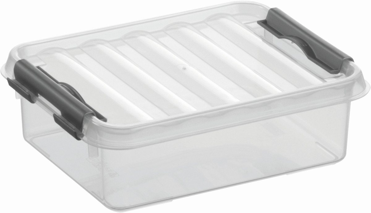 Sunware Aufbewahrungsbox Aufbewahrungsbox mit Deckel 1 Liter Kunststoff 150x60x200mm transparen Sunware Aufbewahrungsbox Aufbewahrungsbox mit Deckel 1 Liter Kunststoff 150x60x200mm transparen von Sunware